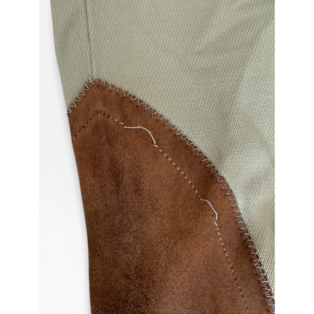 Wellington Collection‎ English Riding Breeches Tan Suede Knee 36 USA - Picture 2 of 8